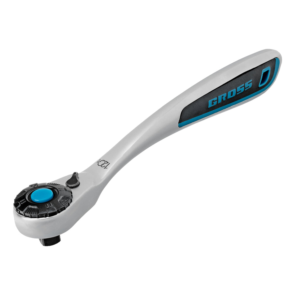 Вложки комплект, 36 бр, 1/2",3/8", CrV, с тресчотка 120 зъба Gross
