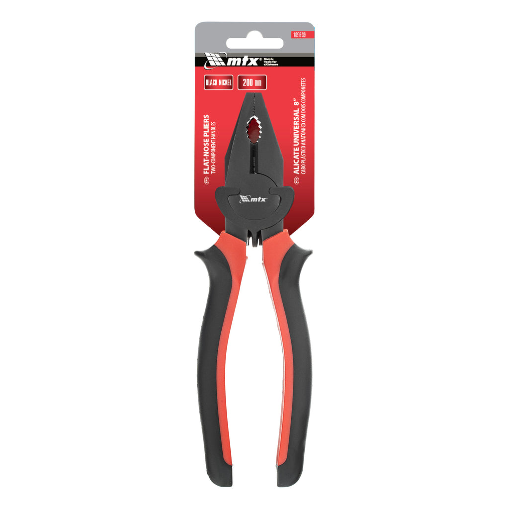 Клещи комбинирани Black Nickel, 200 мм, двукомпонентни дръжки MTX