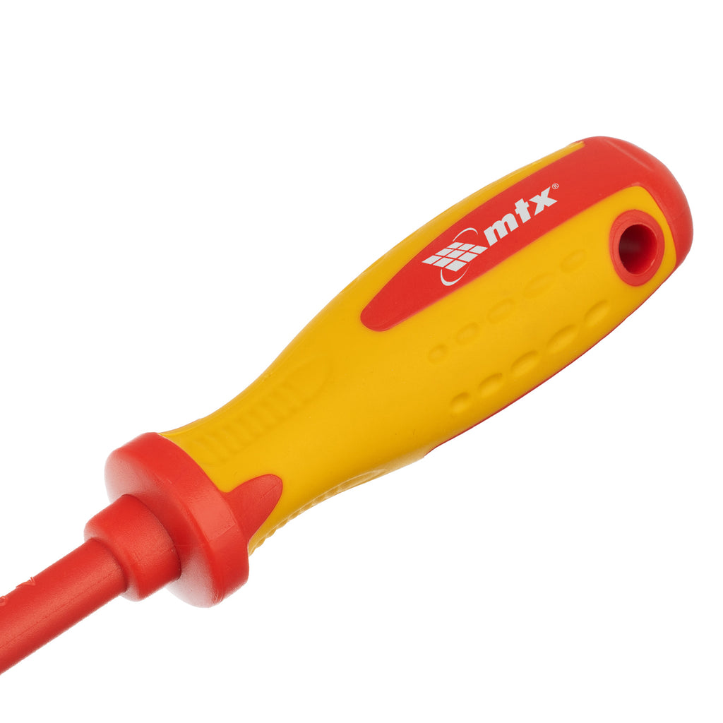 Отвертка Insulated, SL5,5 х 125 мм, CrMo, до 1000 V, двукомпонентна дръжка MTX