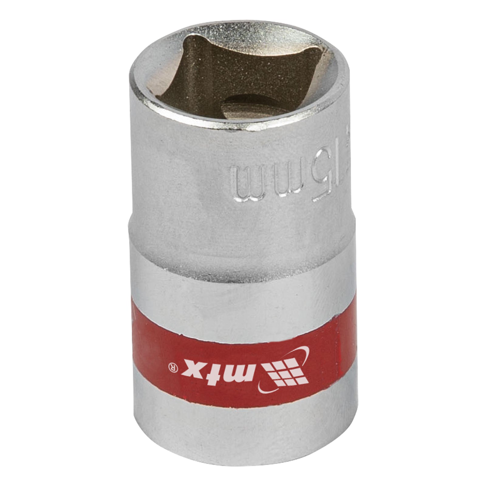 Вложка, 1/2", 15 мм, 12-стенна, CrV, хромирана MTX
