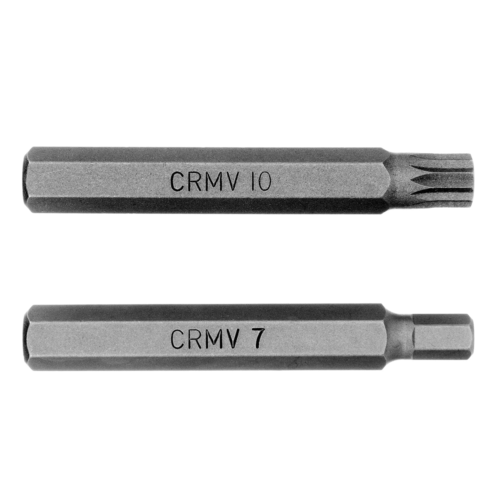 К-т битове HEX, TORX, SPLINE, шестостенна опашка, 1/2'', CrV, 42 части, пласт. кутия MTX