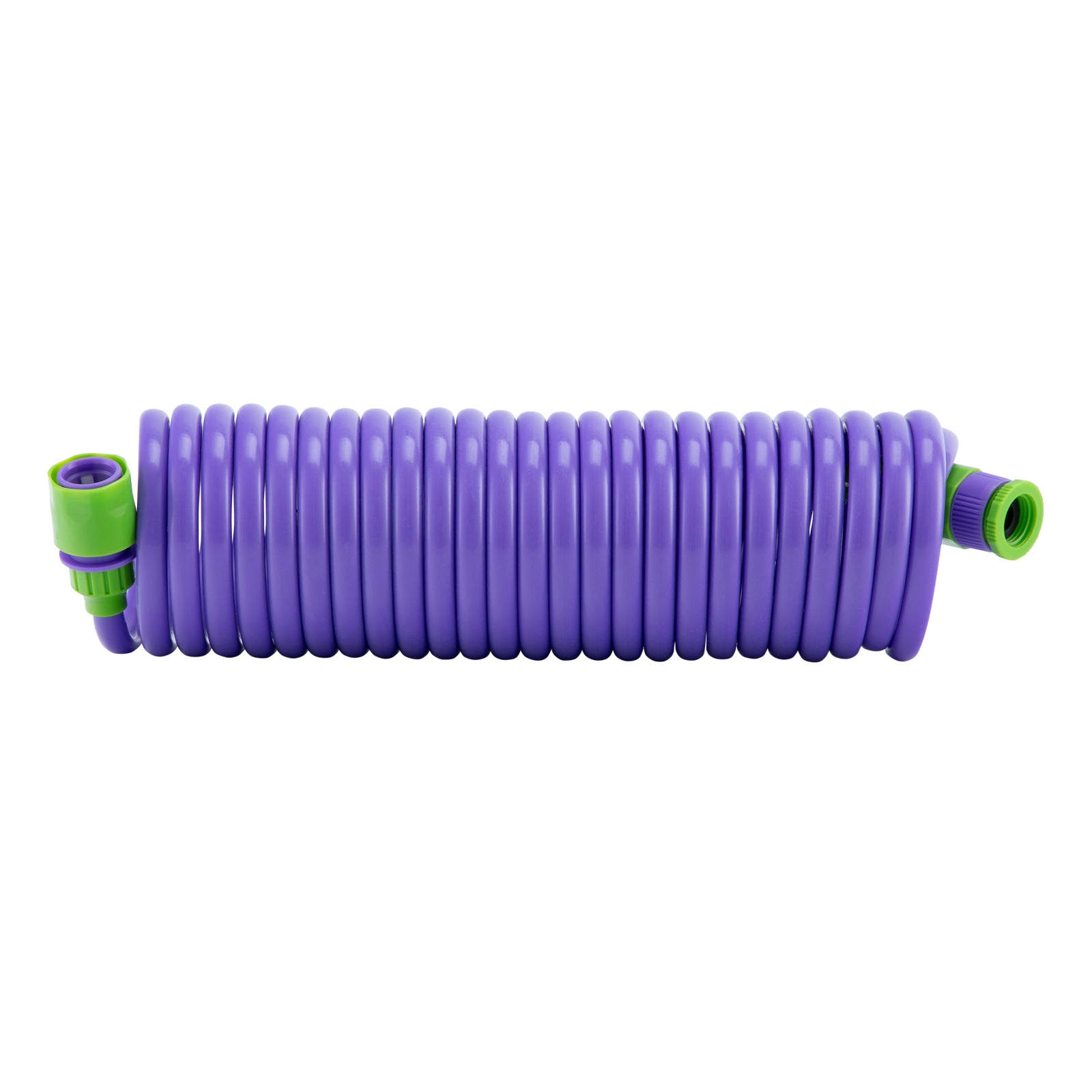 Маркуч спирален, 7,5м х 10мм+съед., адаптер кран 1/2"-3/4", пистол.пръск. 7 ф. Palisad
