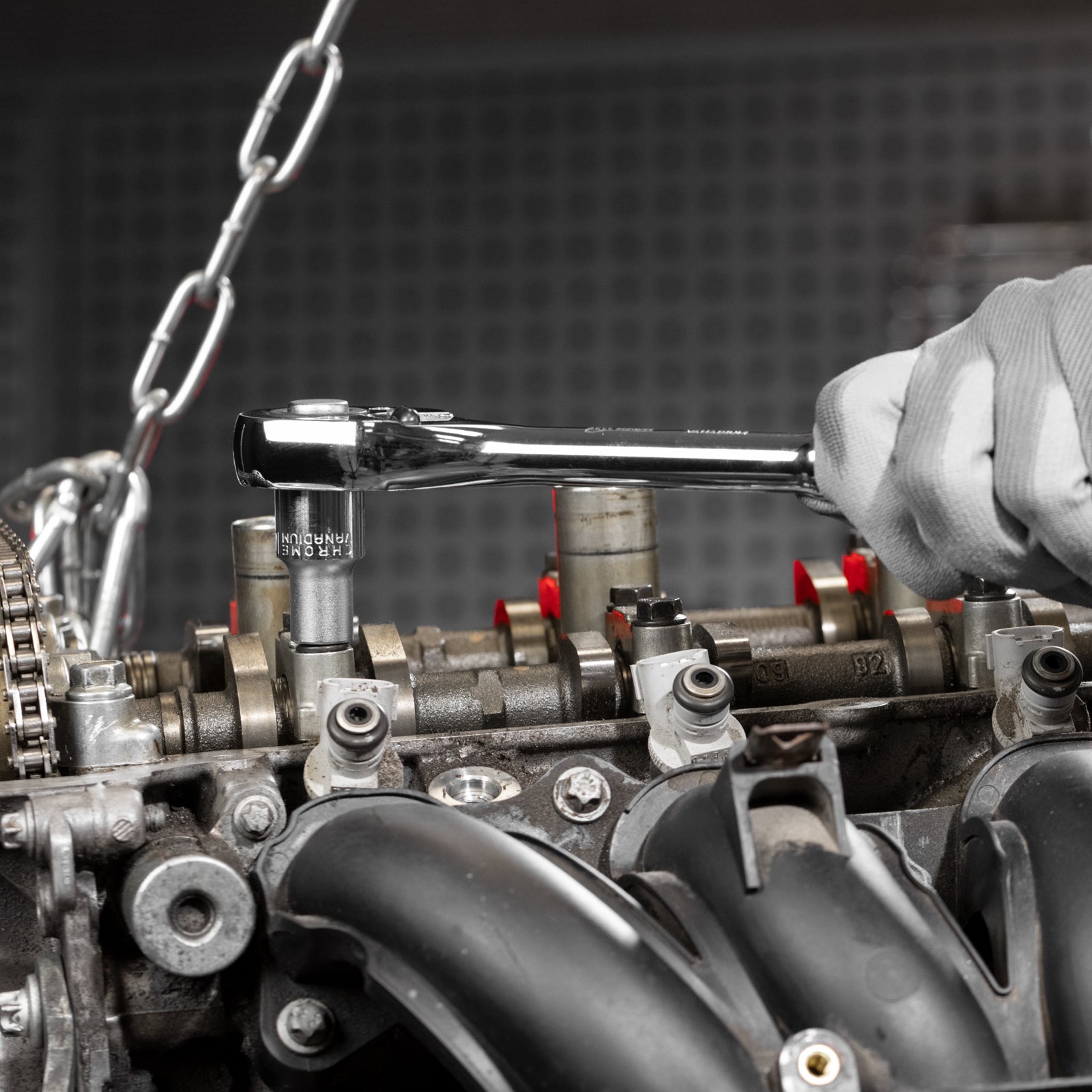 К-т инструменти,  12 части, вложки 1/2", 10-24 мм, тресчотка MTX
