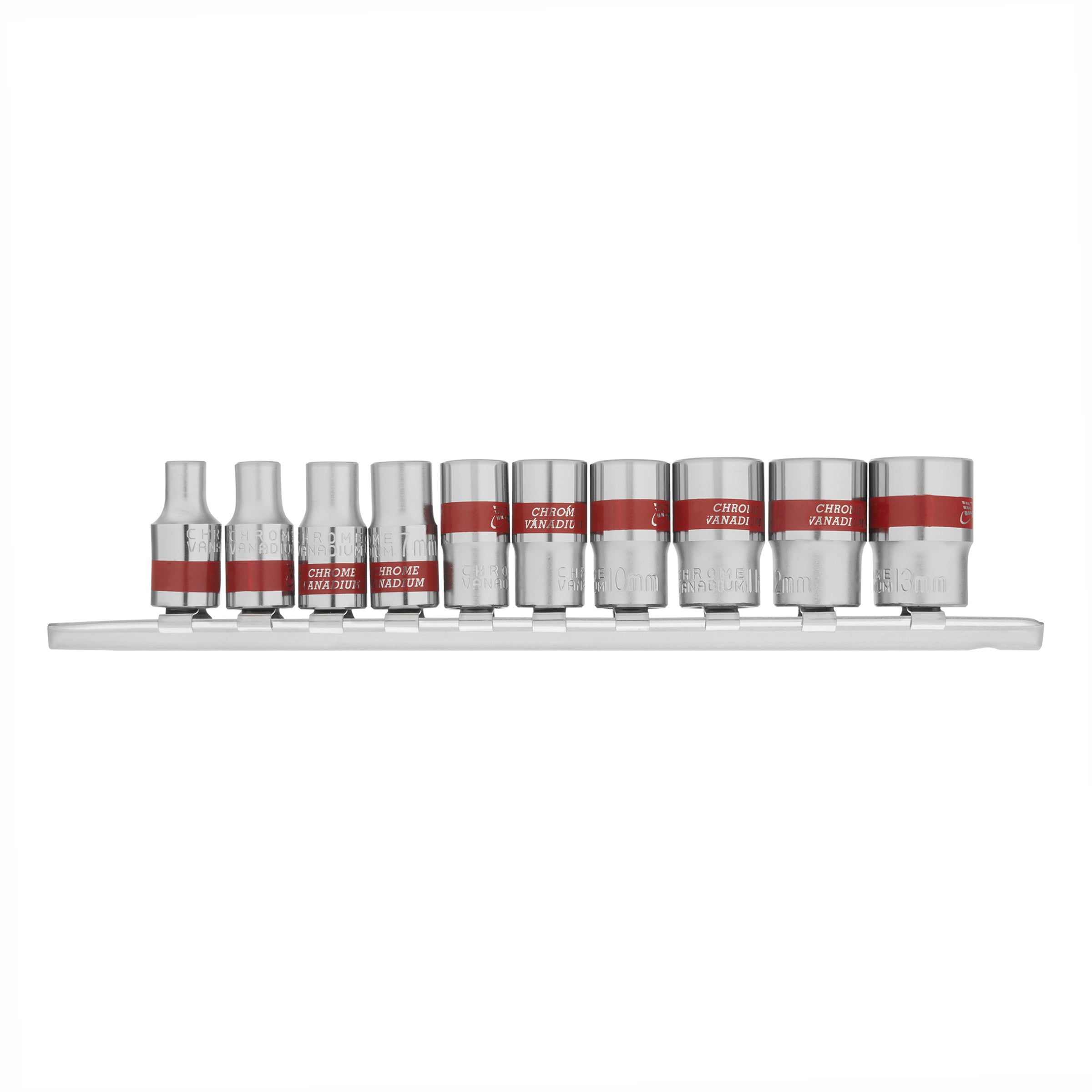 К-т вложки, 1/4", 6-стенни, 10 бр., 4-13 мм MTX