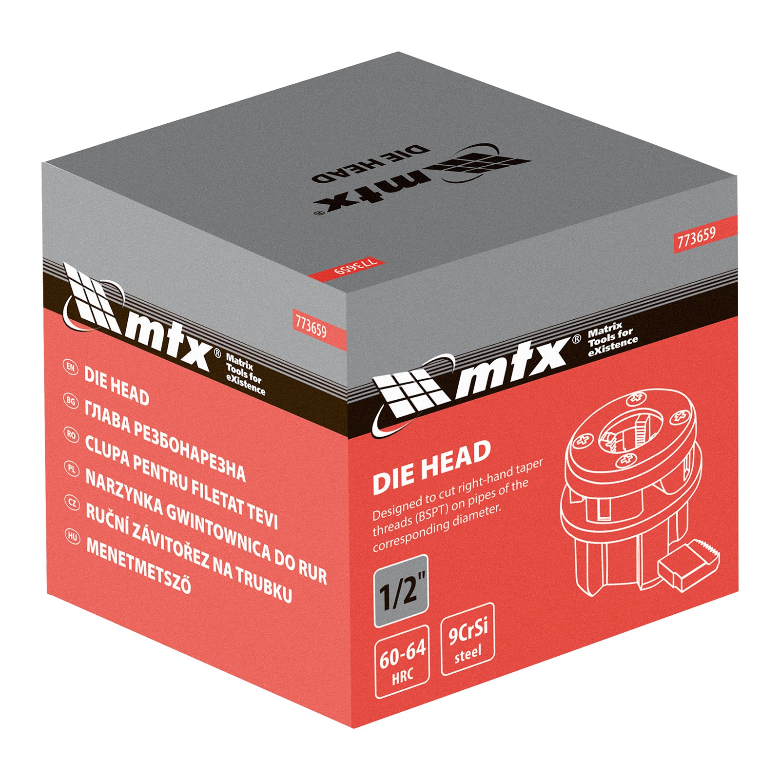 Глава резбонарезна 1/2" MTX