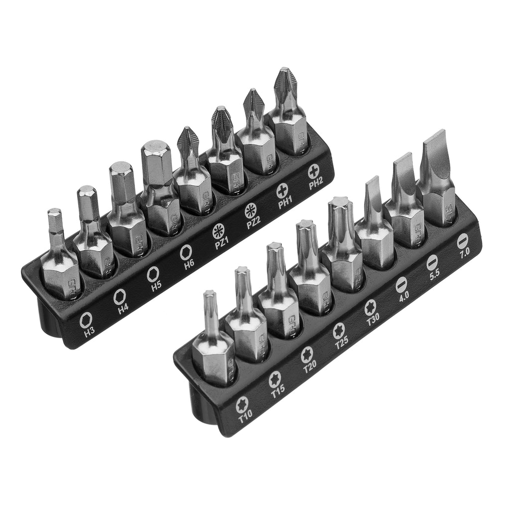 Вложки комплект, 41 бр., 1/2", 1/4", CrV, с тресчотка 120 зъба GROSS