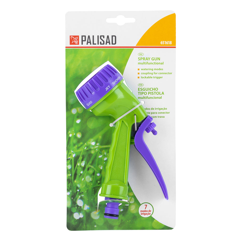 Пистолет за пръскане,  7 функции, пластмасов PALISAD
