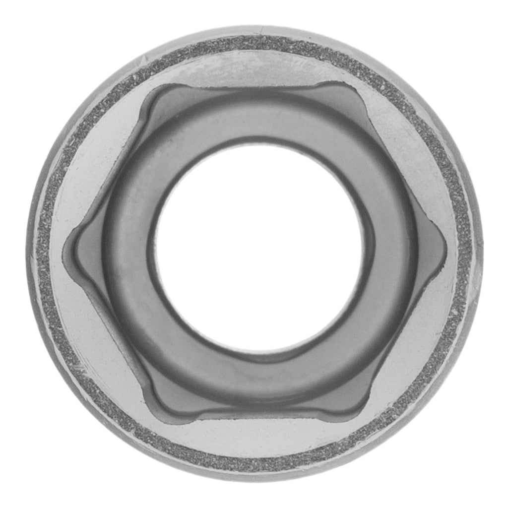 Вложка, 1/2", 17 мм, шестостенна, CrV, хромирана MTX