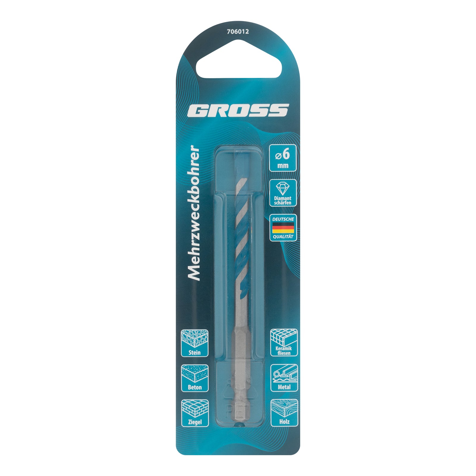 Свредло за бетон, Multipurpose PRO, 6мм GROSS