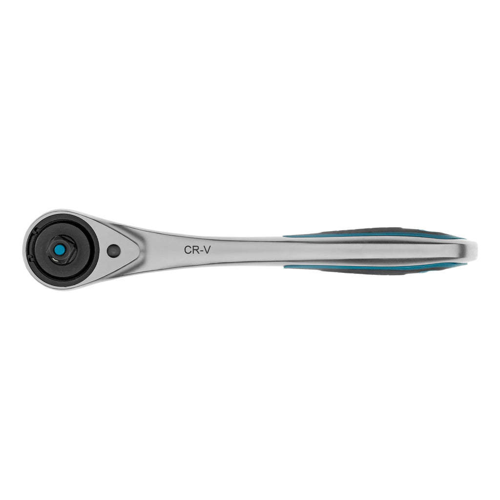 Вложки комплект, 12 бр., 1/4", CrV, с тресчотка 120 зъба GROSS
