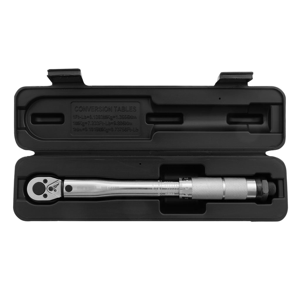 Ключ динамометричен 5-24 Nm, 1/4", CrV, хромиранStels