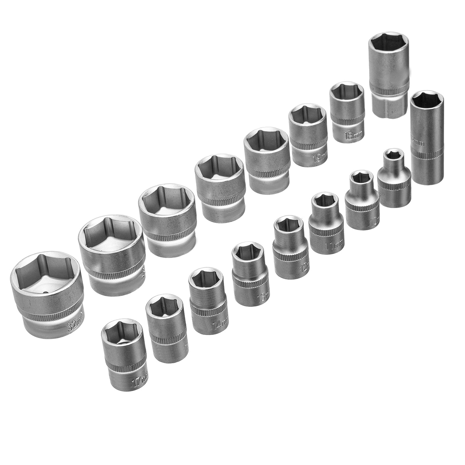 Комплект инструменти, 1/2", CrV, пластмасова кутия 32 бр.// Sparta