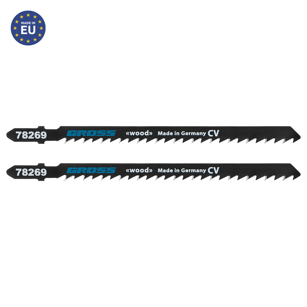 Ножове за прободен трион за дърво, 2 бр.(3104L-T144DL) Gross