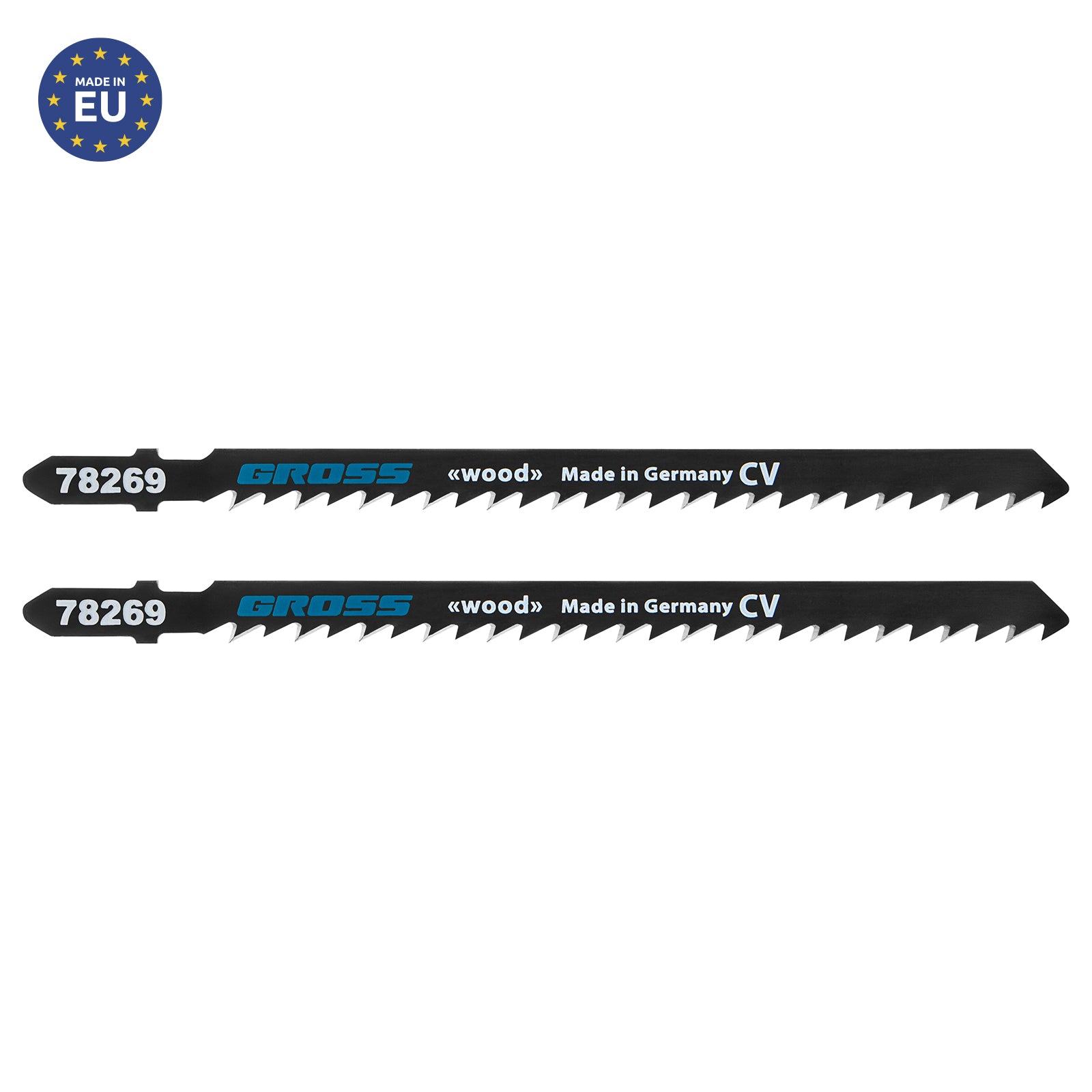 Ножове за прободен трион за дърво, 2 бр.(3104L-T144DL) Gross