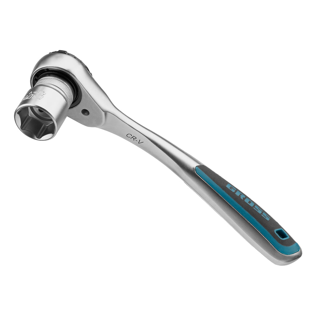 Вложки комплект, 41 бр., 1/2", 1/4", CrV, с тресчотка 120 зъба GROSS