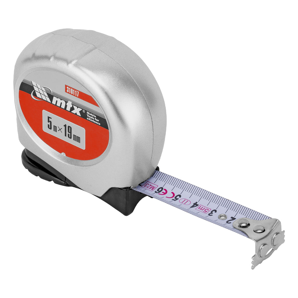 Ролетка Magnetic, 5 м х 19 мм, магнитно зацепване, СЕ MTX