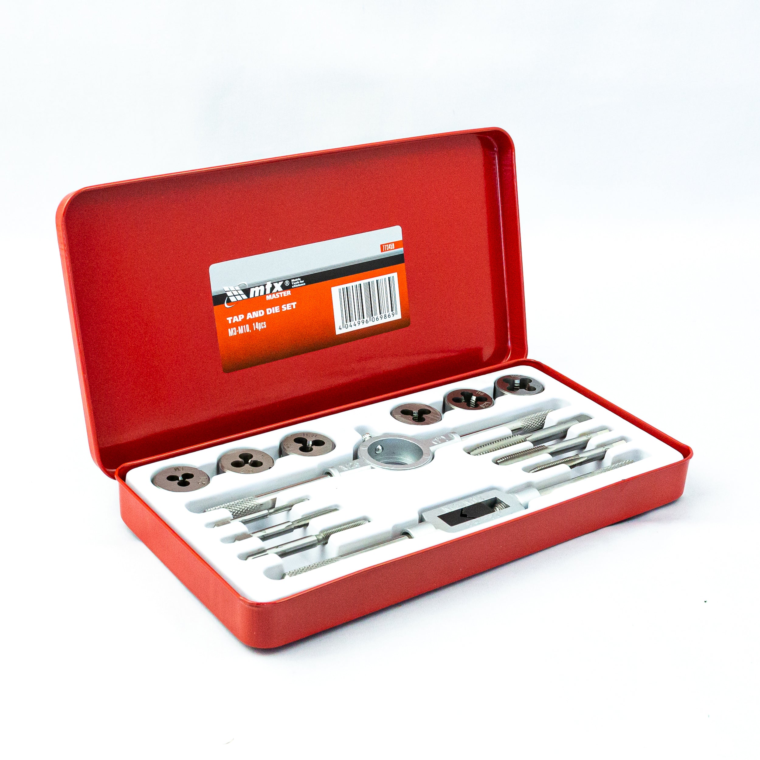 К-т метчици и плашки, М3-М10, 14 части MTX