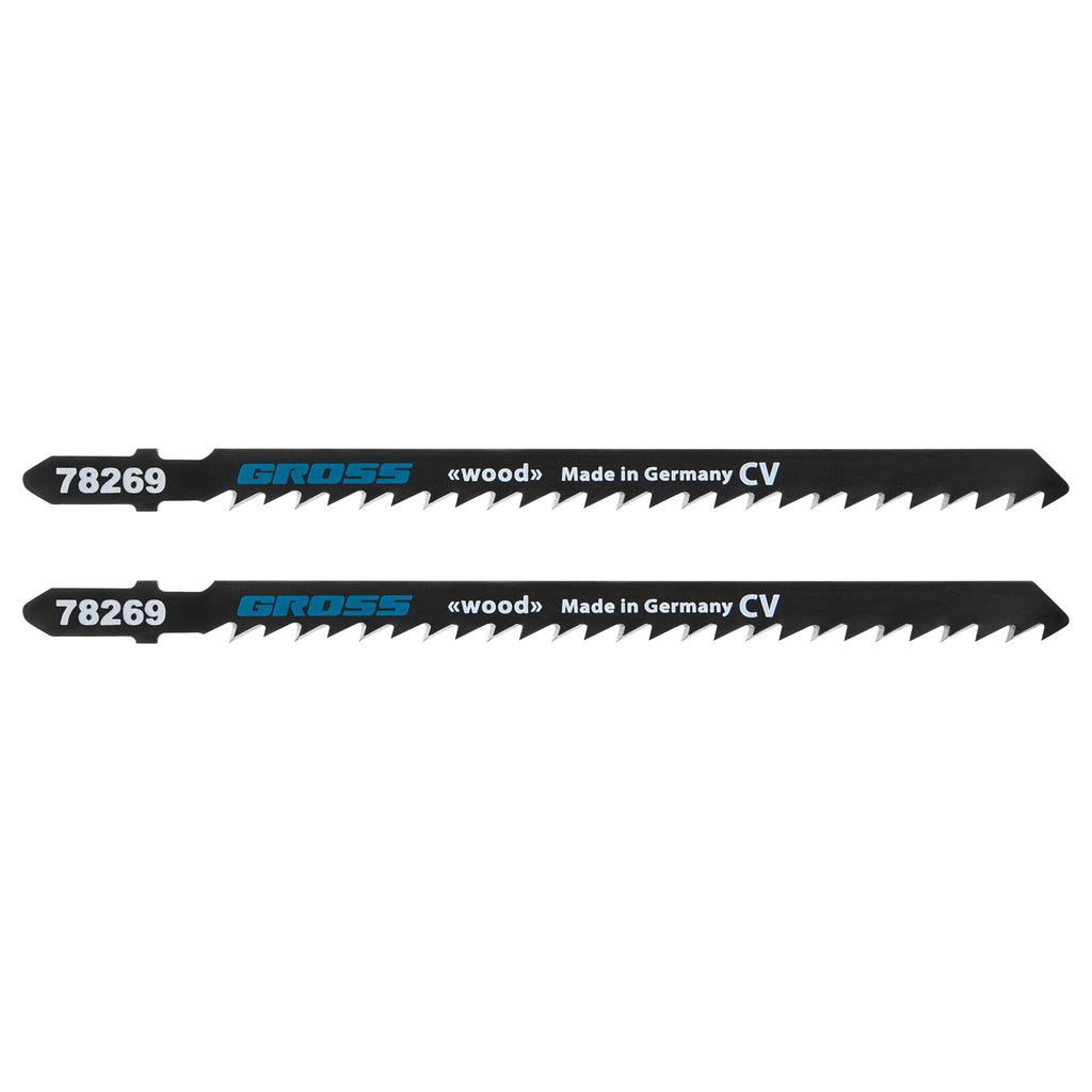 Ножове за прободен трион за дърво, 2 бр.(3104L-T144DL) Gross