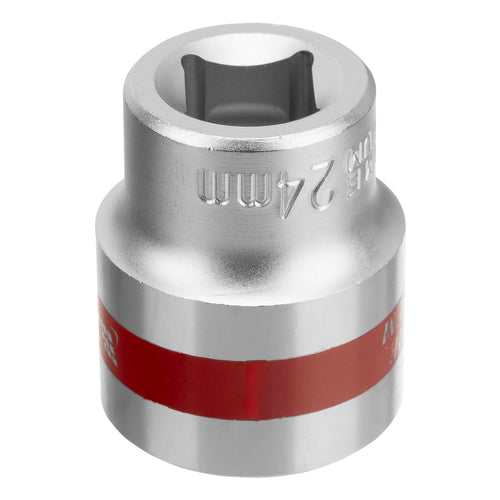 Вложка, 1/2", 24 мм, 12-стенна, CrV, хромирана MTX