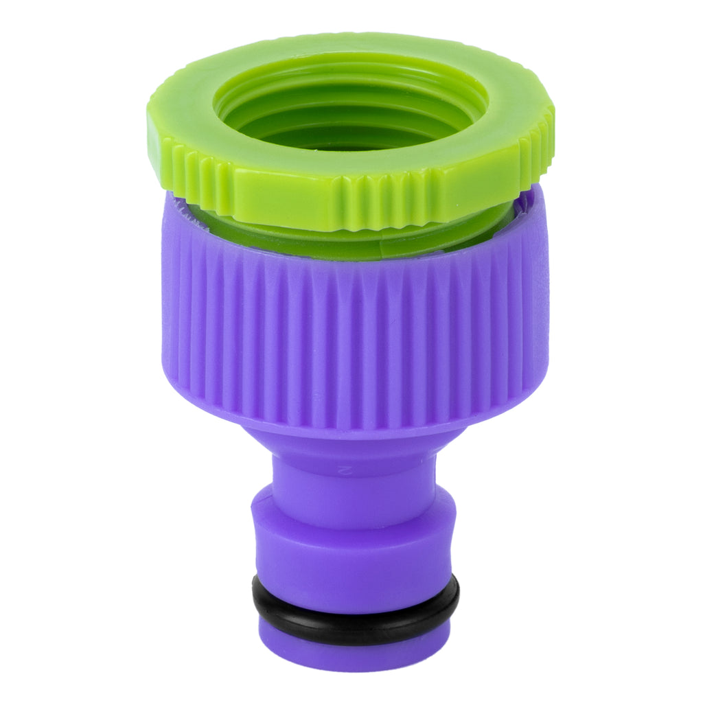 Адаптер за кран, вътрешна резба  1/2"-3/4", пластмасов PALISAD