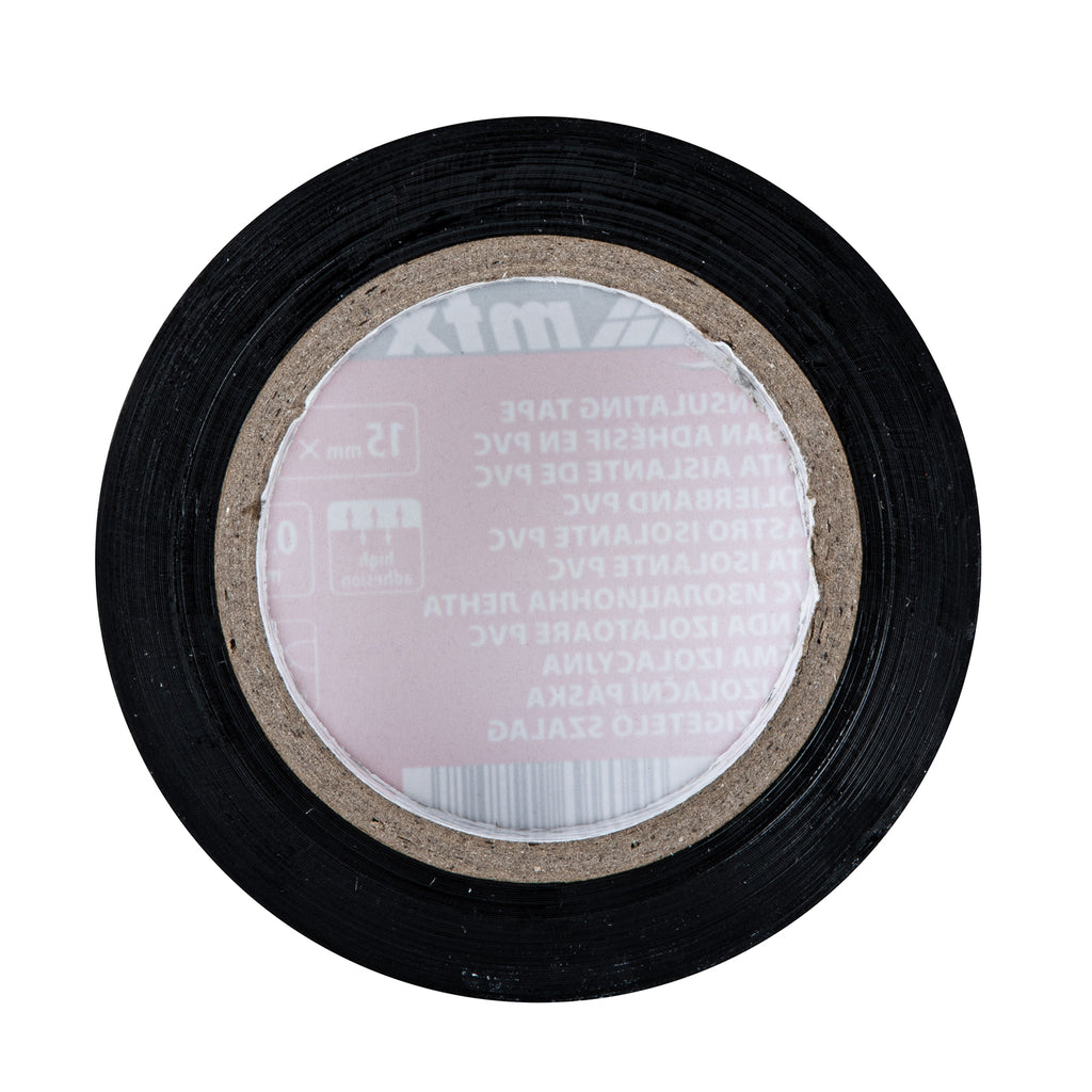 Изолирбанд, PVC, 15 мм x 10 м, черен, 150µm MTX