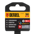 Отвертка PH1х100, S2, трикомпонентна дръжка DENZEL