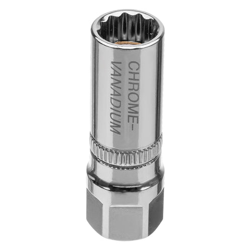 Вложка за автомобилни свещи, магнитна, 1/2", 14 mm, 12-стенна GROSS