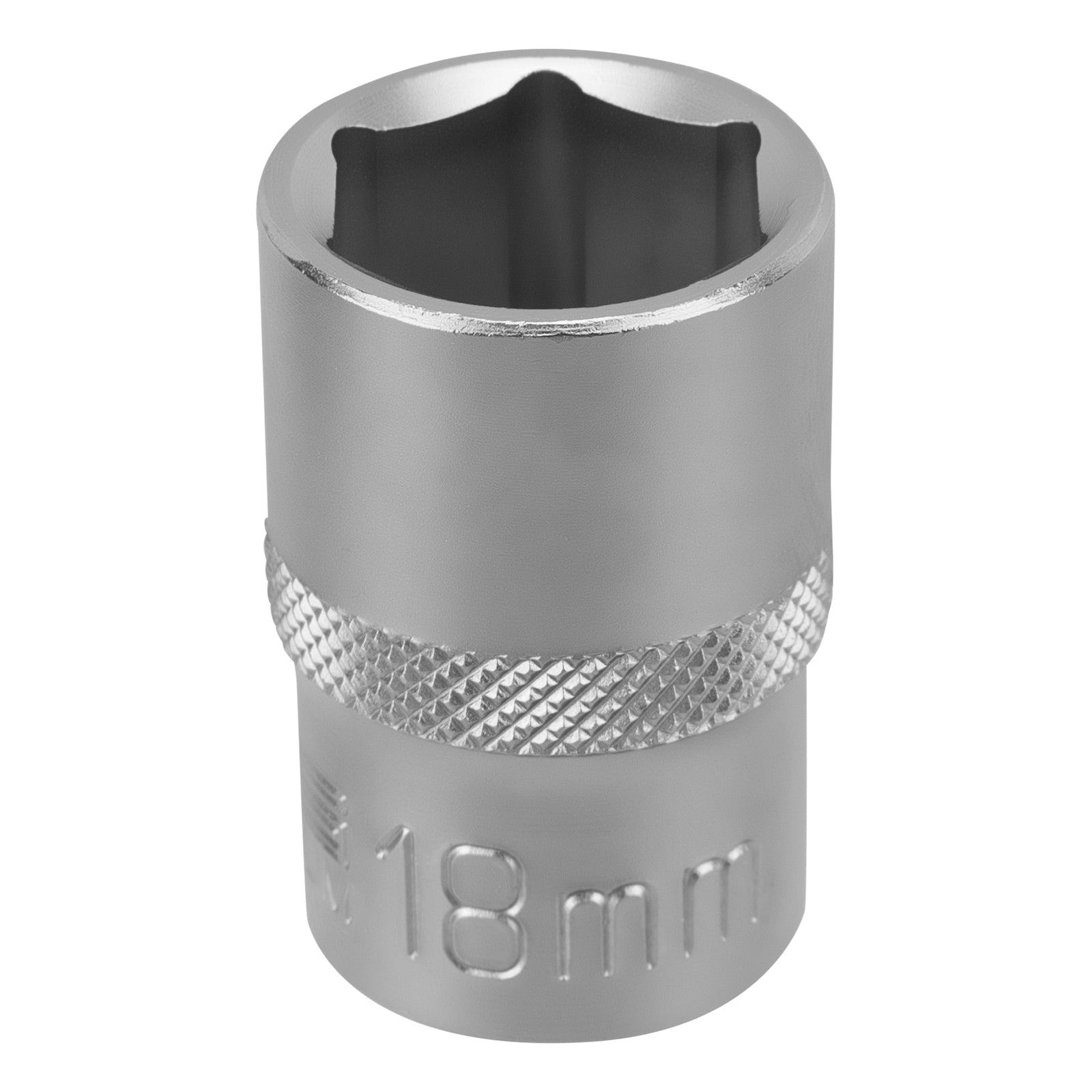 Вложка 18 мм, 6-стенна, CrV, 1/2"  STELS