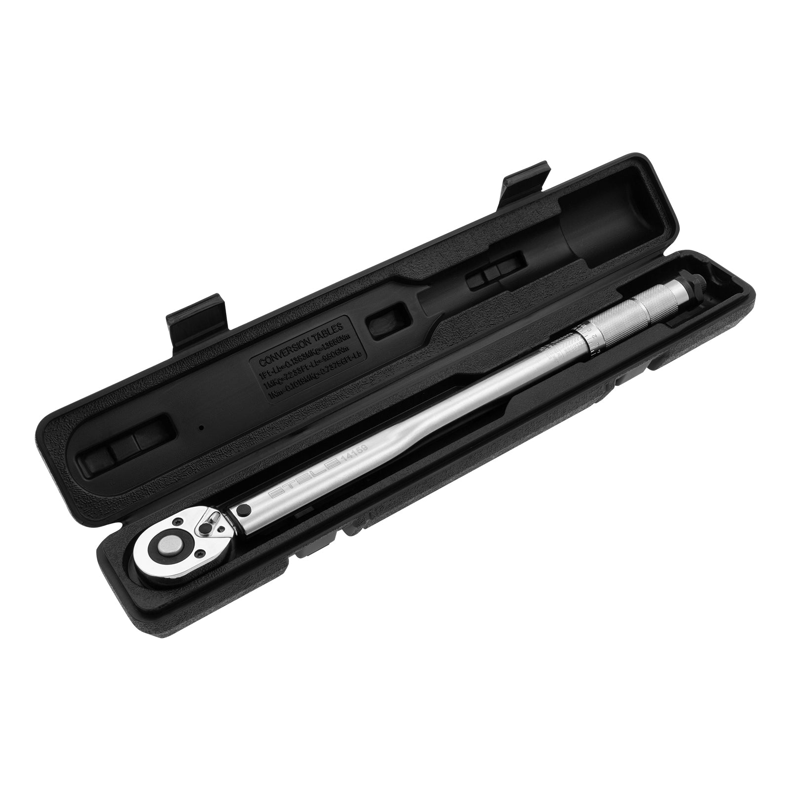 Ключ динамометричен 28-210 Nm, 1/2", CrV, хромиран, бързо освобождаванеStels