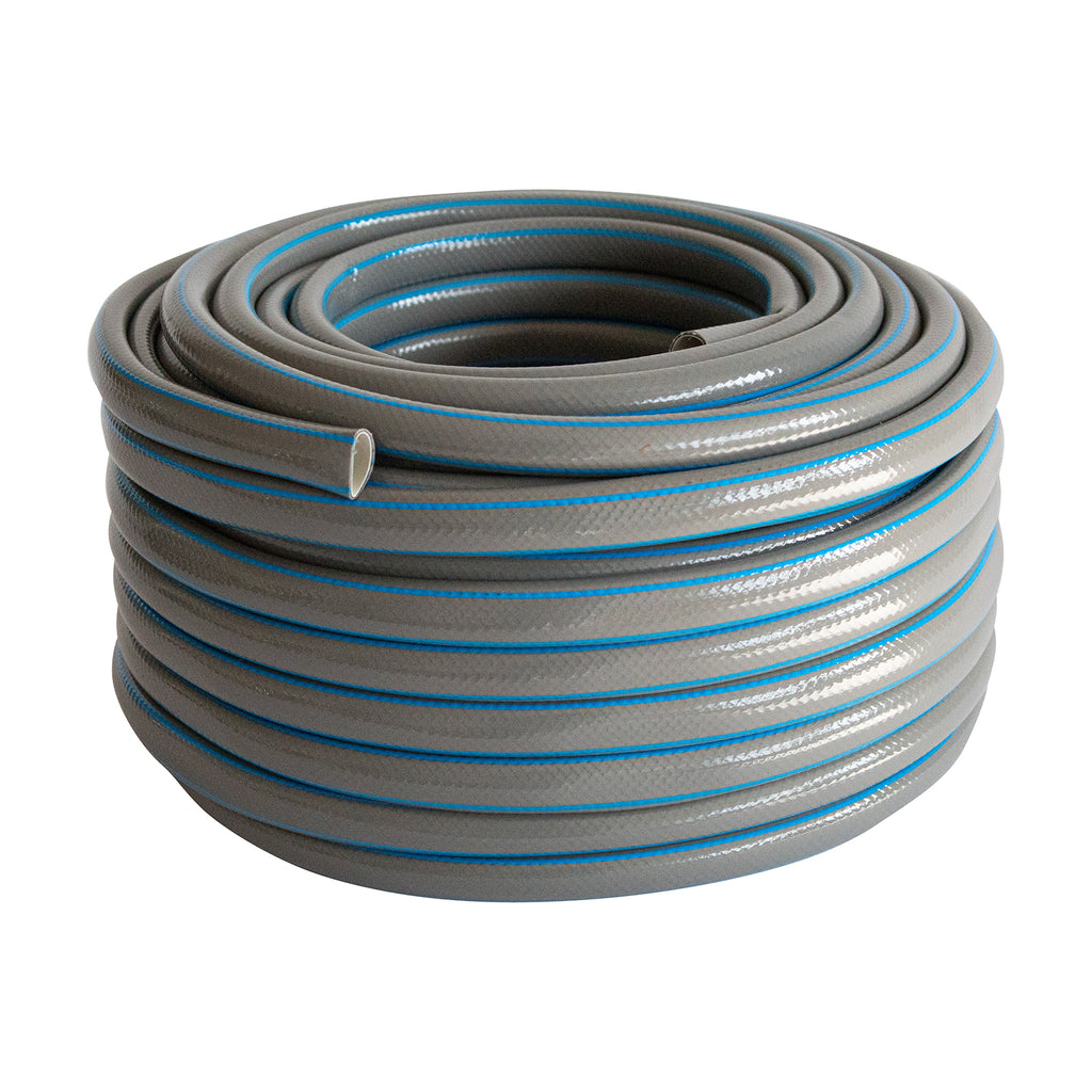 Маркуч за поливане подсилен 1/2 ", 30 м, 4 слоя, без фталати, сив Palisad