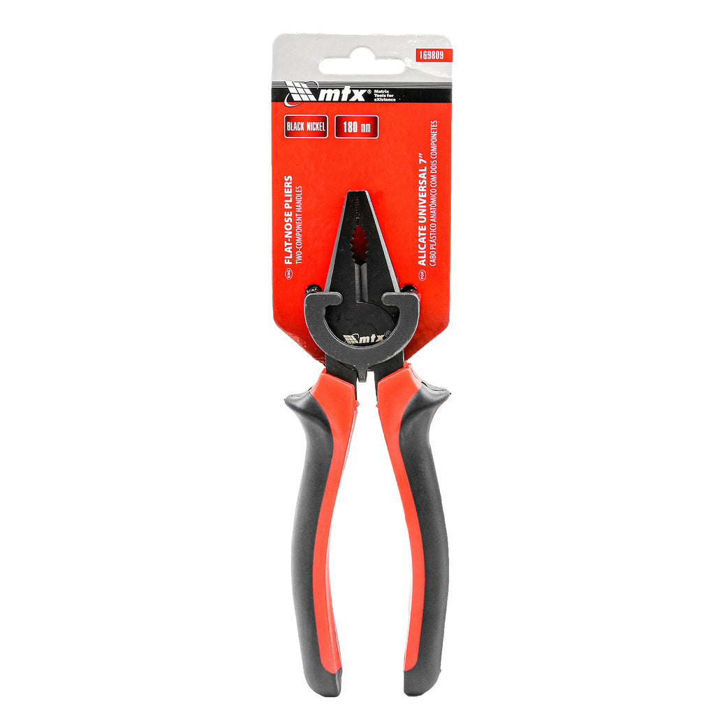 Клещи комбинирани Black Nickel, 180 мм, двукомпонентни дръжки MTX