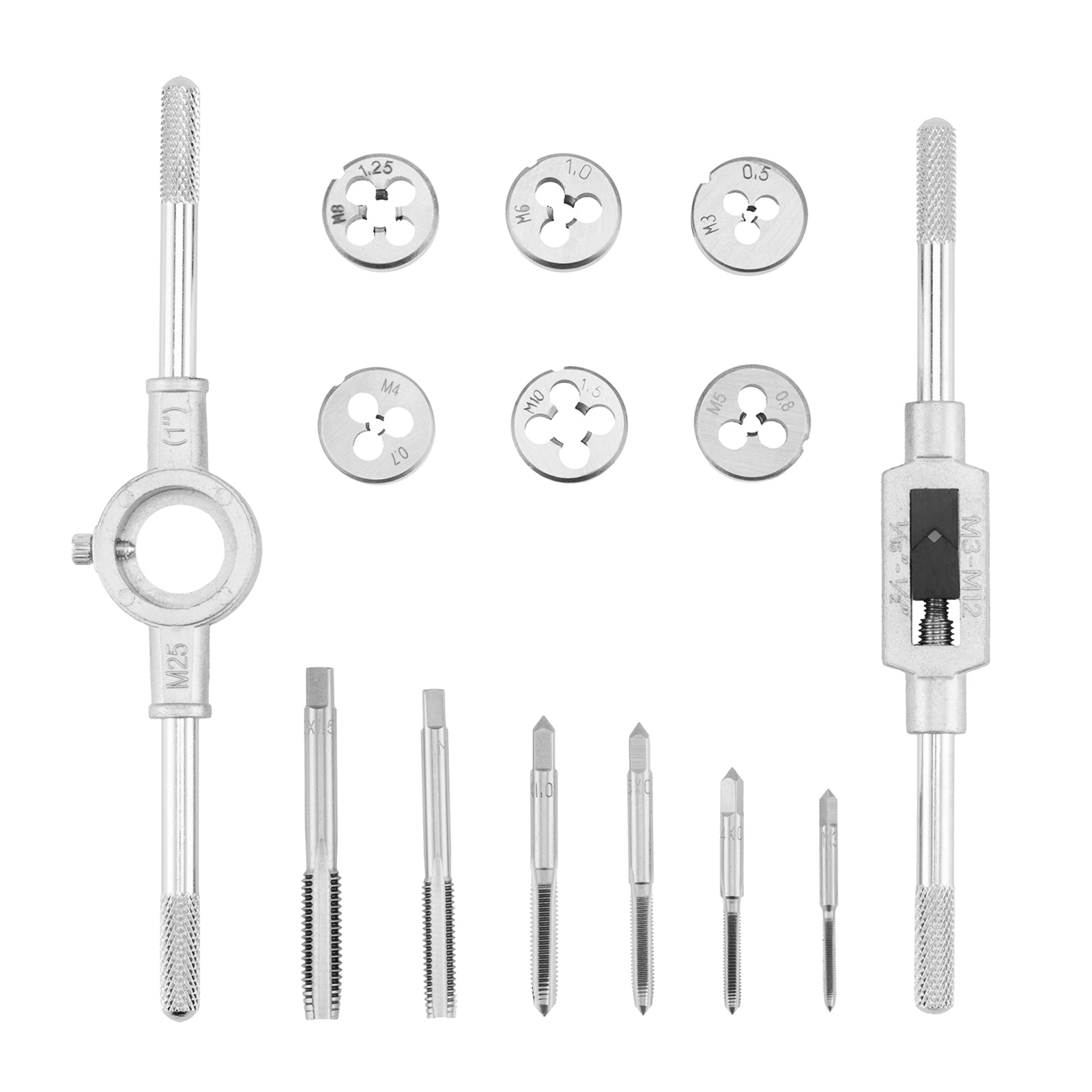 К-т метчици и плашки, М3-М10, 14 части MTX