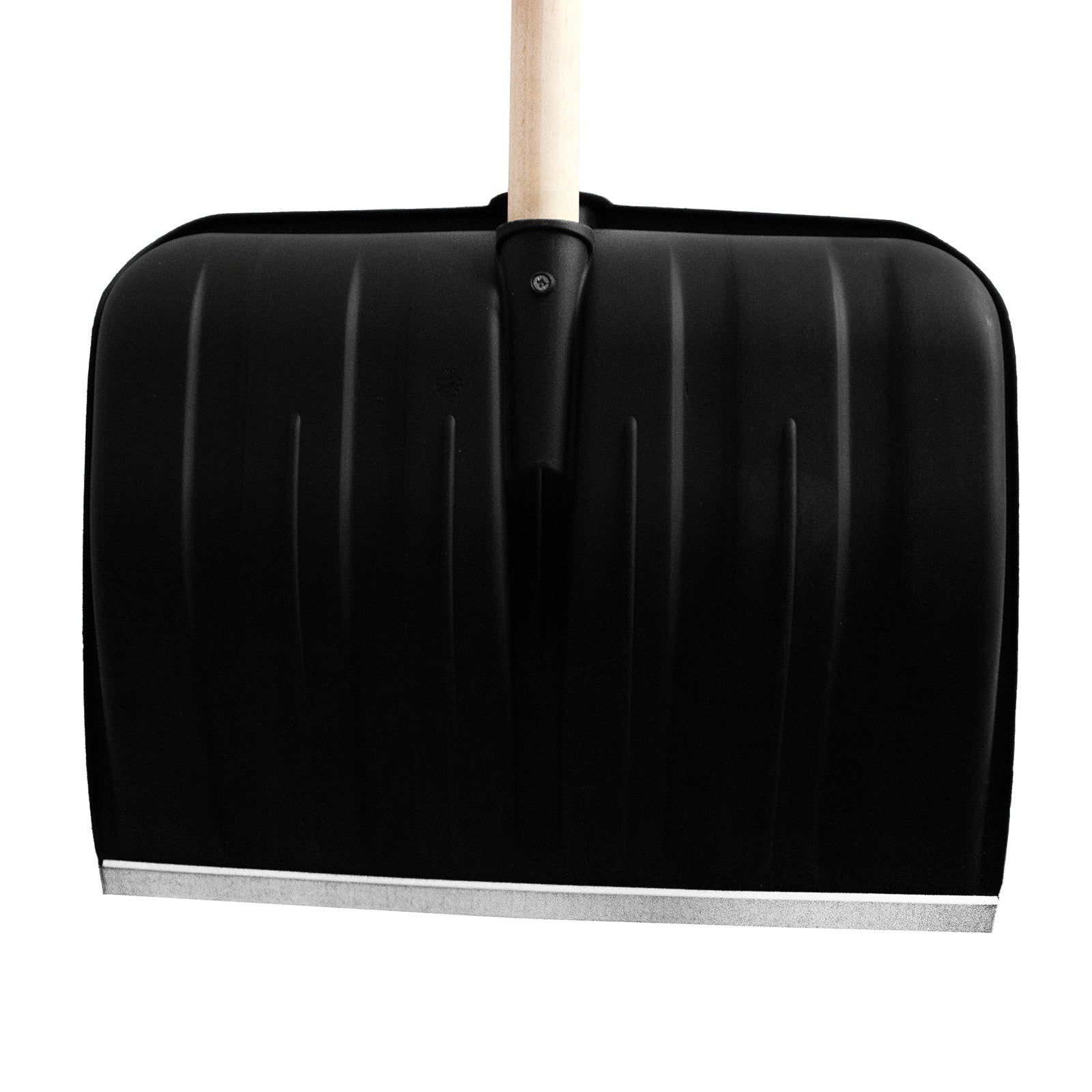 Лопата за снягр, пластмасова, 410х320х1230 мм, дървена дръжка PALISAD