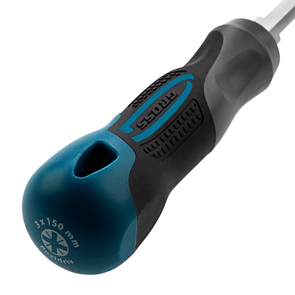 Отвертка PZ3 х 150 мм, стомана S2, трикомпонентна дръжка Gross