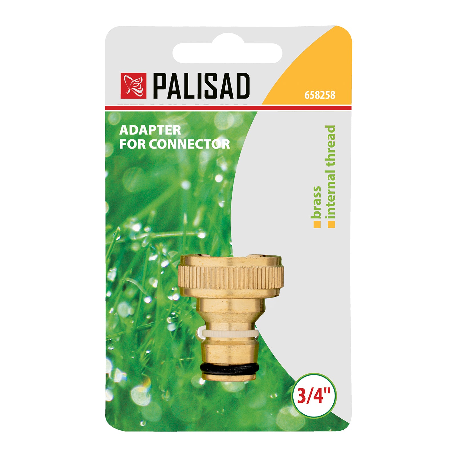 Адаптер за кран, вътрешна резба  3/4", месингов PALISAD