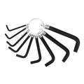 К-т ключове имбусни TORX  9 бр. : T10 15 20 25 27 30 40 45 50  оксидирани, на пръстен SPARTA