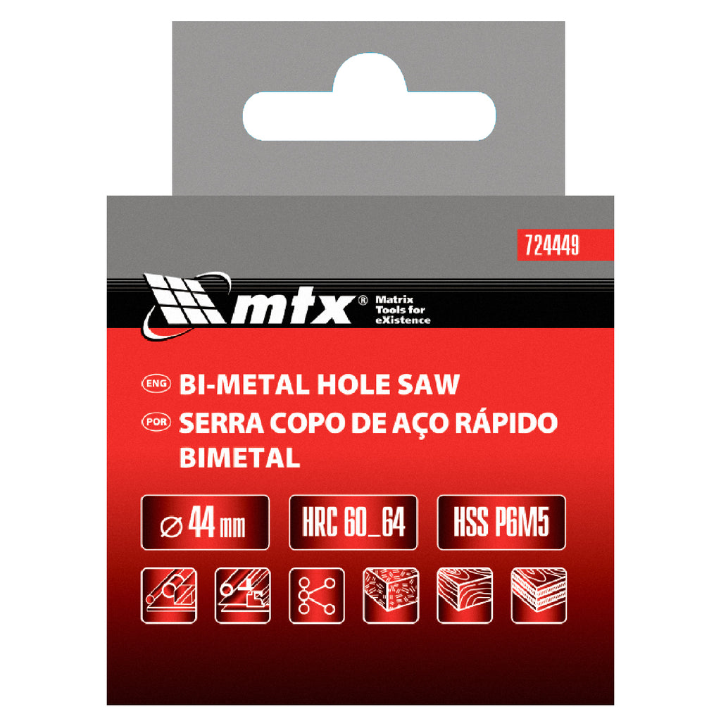 Боркорона Bimetal, 44 мм MTX