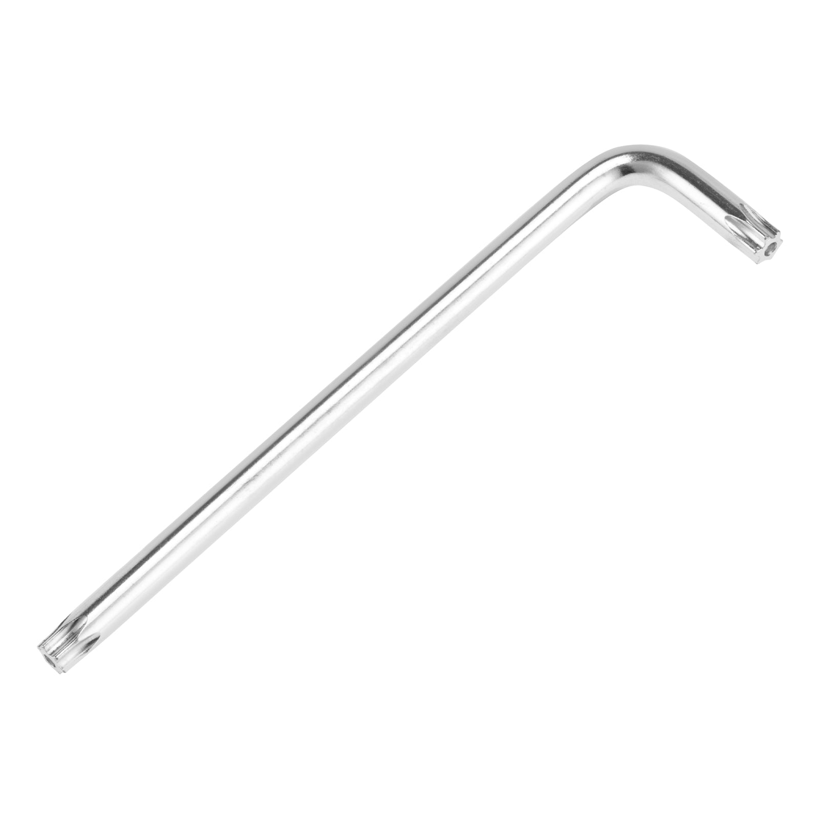 К-т ключове имбусни Tamper-Torx, 9 бр., TT10-TT50, 45x, закален, дълги, никелирани SPARTA