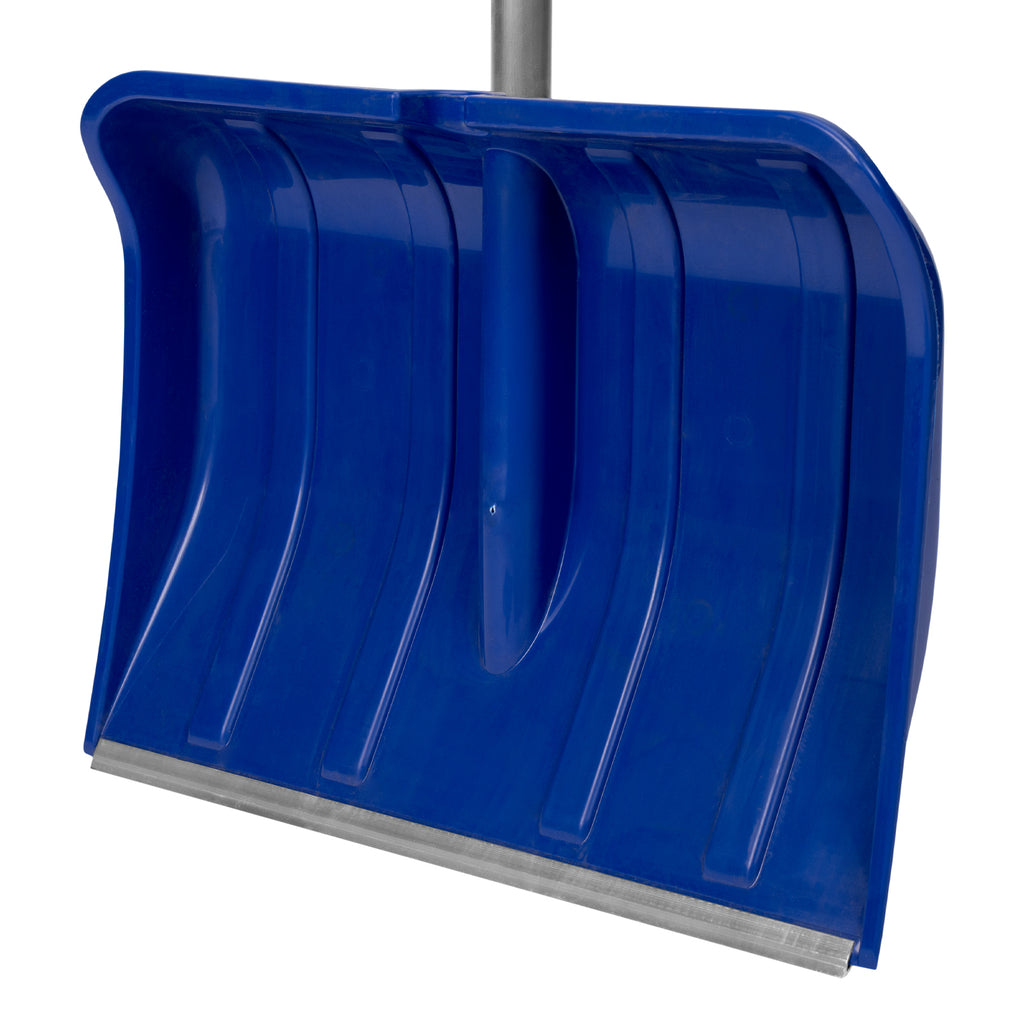 Лопата за сняг, пластмасова, 490x375x1430 мм, алуминиева дръжка, LUXE PALISAD