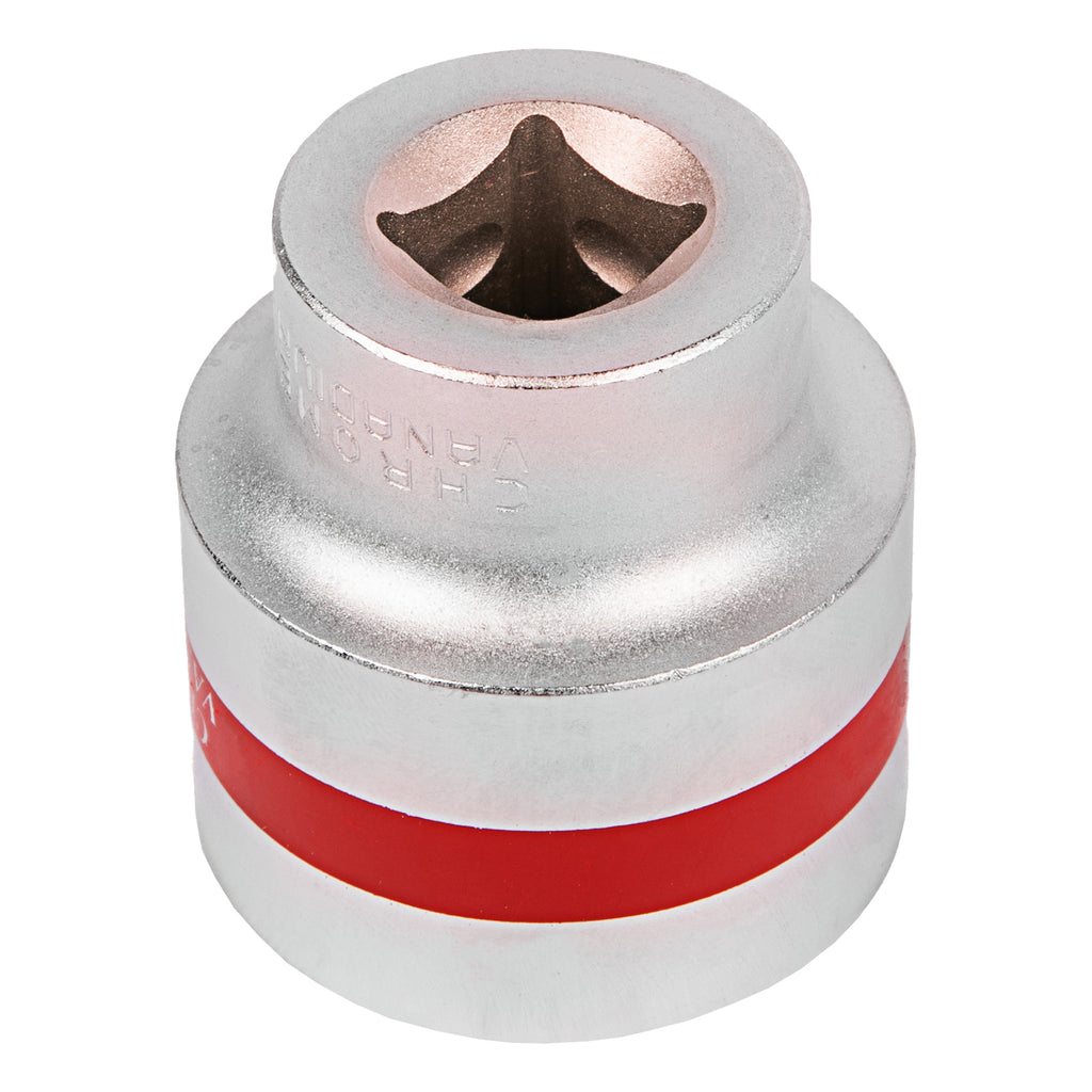 Вложка, 1/2", 32 мм, шестостенна, CrV, хромирана MTX