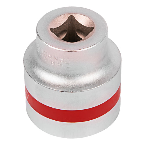 Вложка, 1/2", 32 мм, шестостенна, CrV, хромирана MTX