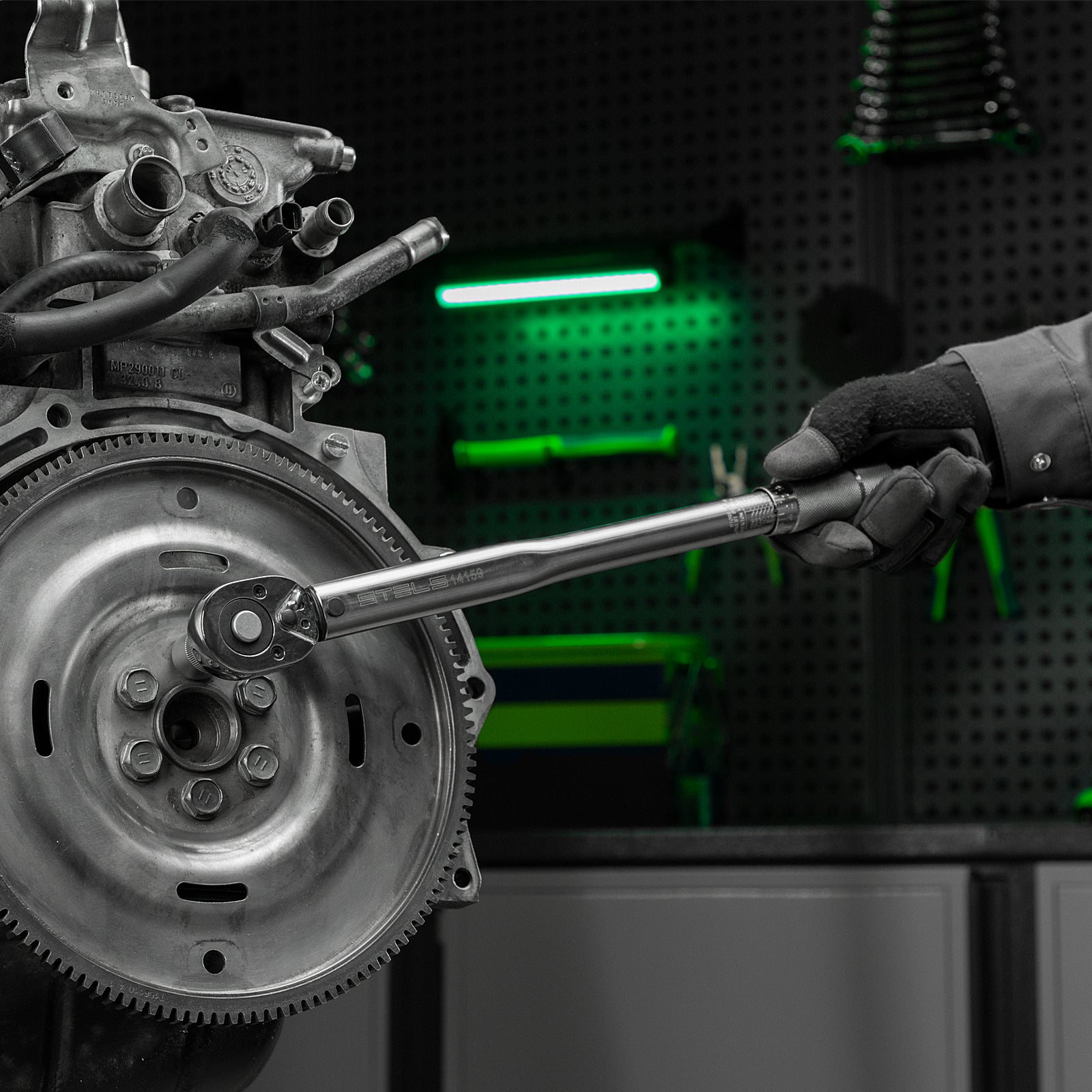 Ключ динамометричен 28-210 Nm, 1/2", CrV, хромиран, бързо освобождаванеStels