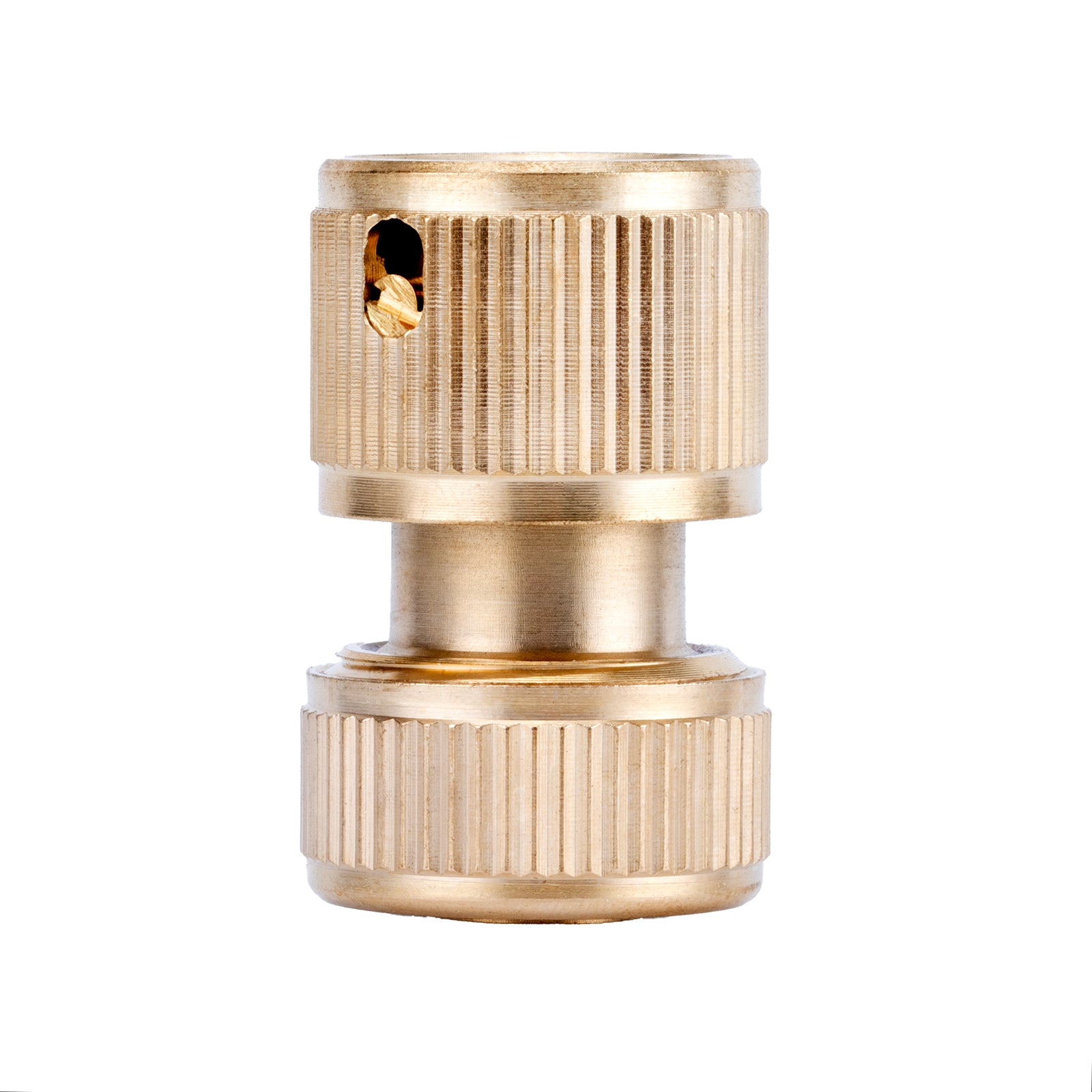 Съединител за маркуч 1/2", аквастоп, месингов Palisad