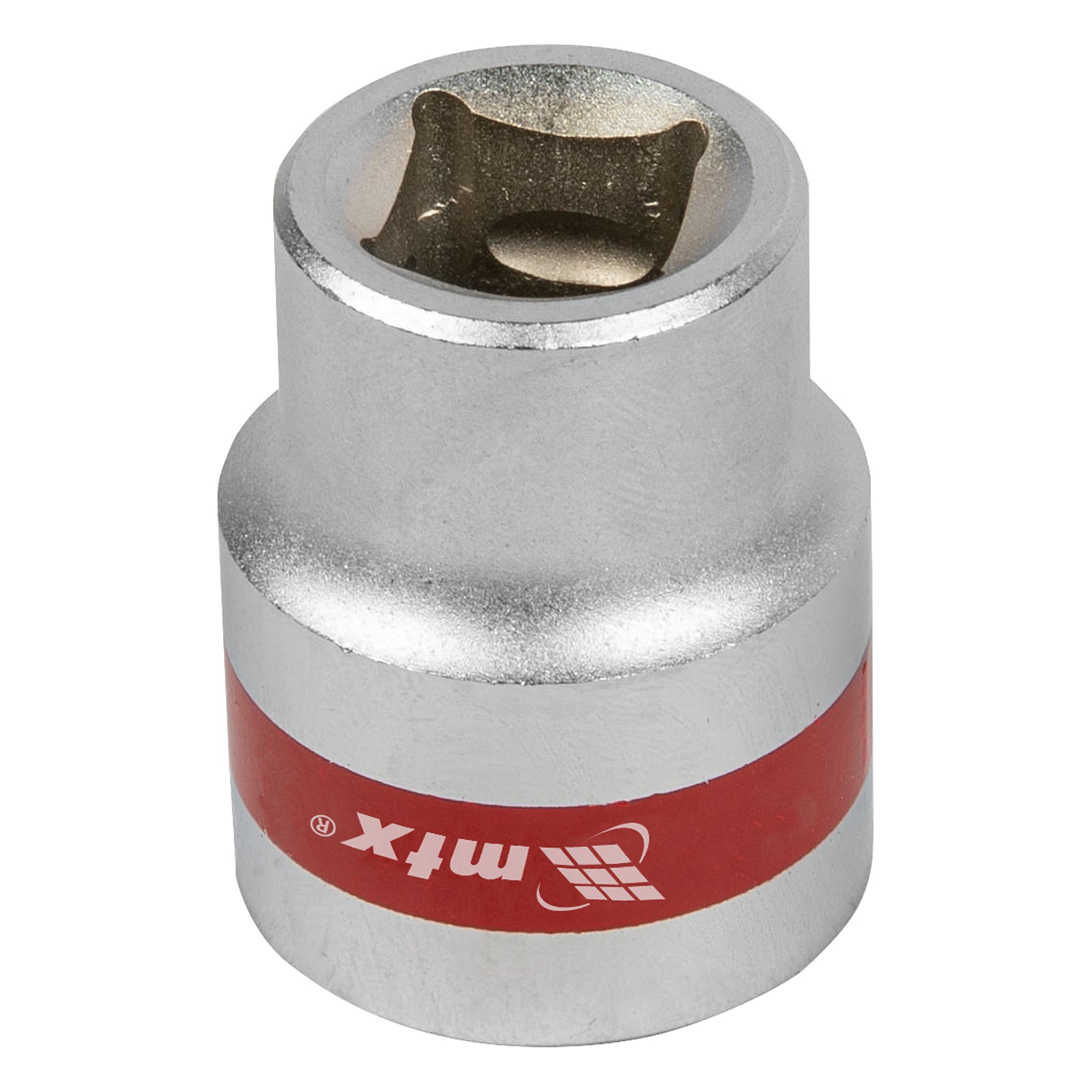 Вложка, 1/2", 22 мм, шестостенна, CrV, хромирана MTX