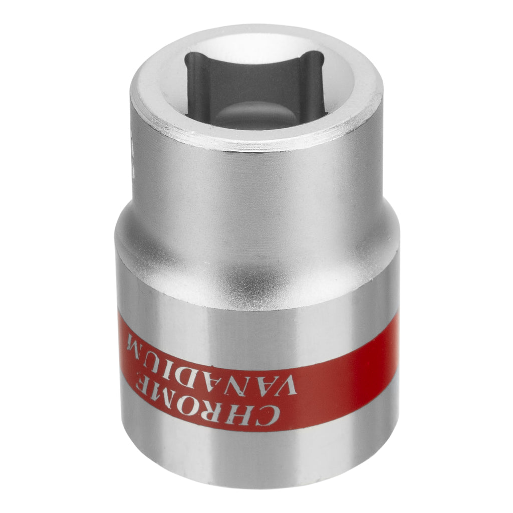 Вложка, 1/2", 20 мм, шестостенна, CrV, хромирана MTX