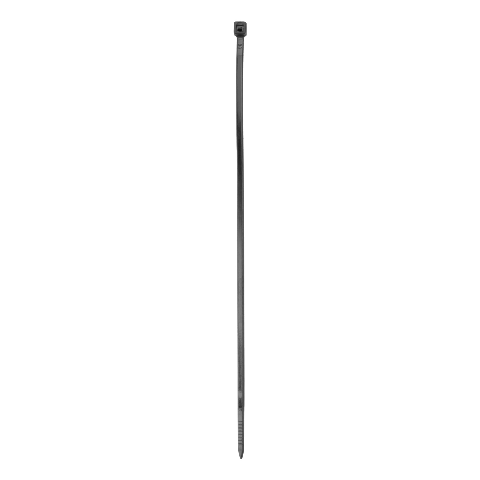 Свински опашки, 150 x 2,5 мм, пластмасови, черни, 100 бр//MTX
