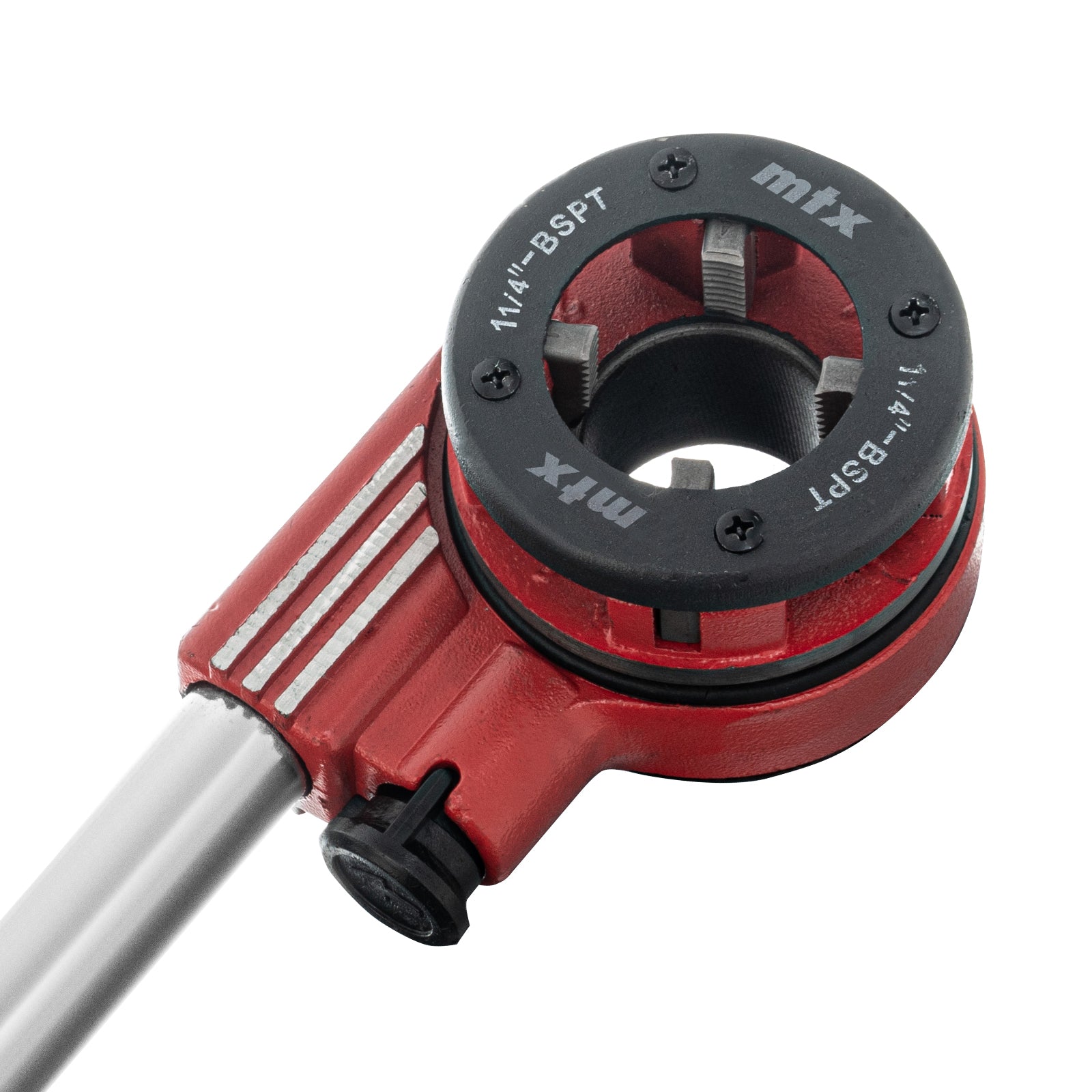 К-т за нарязване на резби, глави 1/4"-1/2"-3/4"-1"-1,25", тресчотка, 8 части MTX
