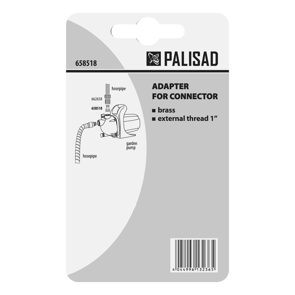 Адаптер за кран, външна резба 1", месингов Palisad