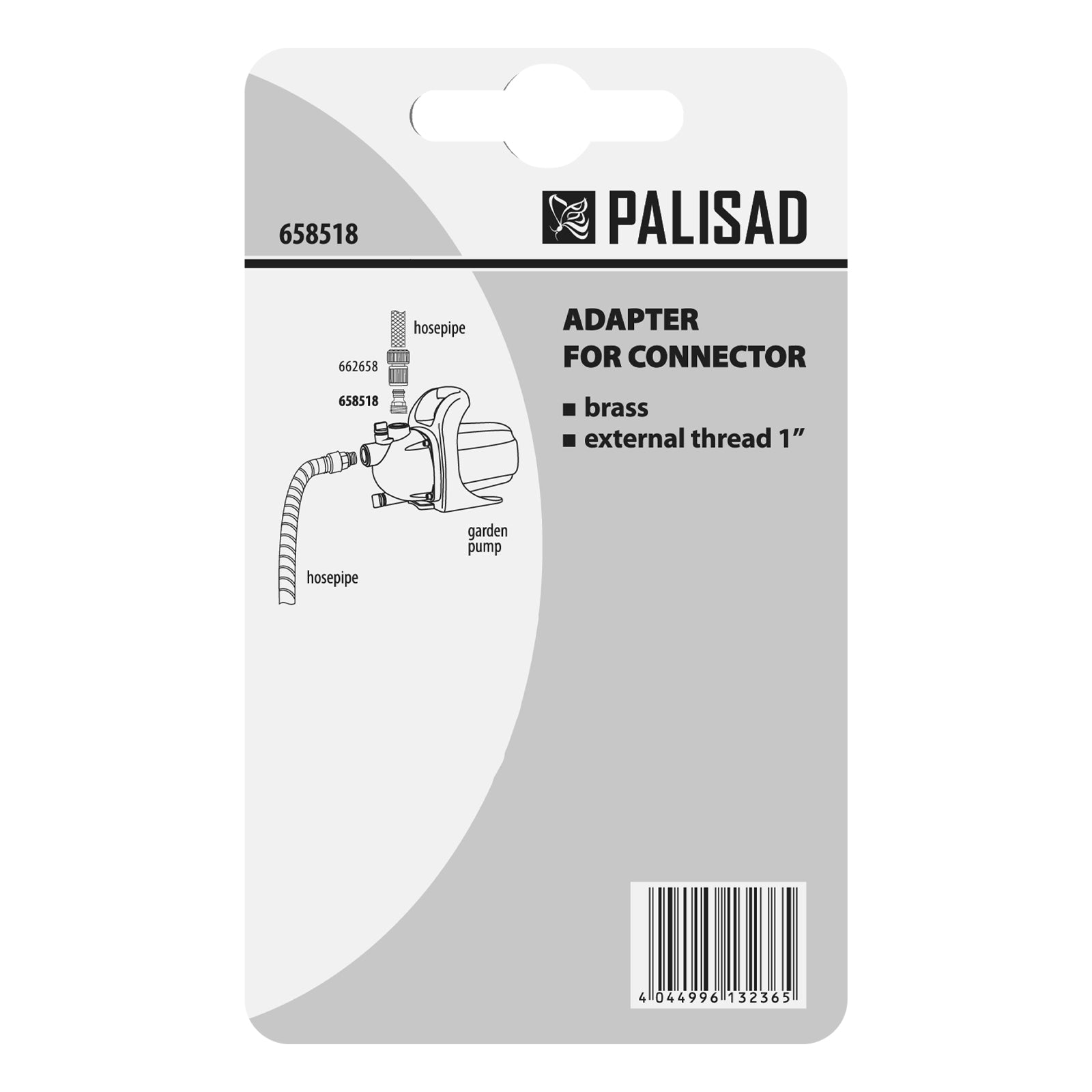 Адаптер за кран, външна резба 1", месингов Palisad