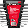К-т ключове звездогаечни, 6-22 мм, 9 бр., CrV, матирани MTX